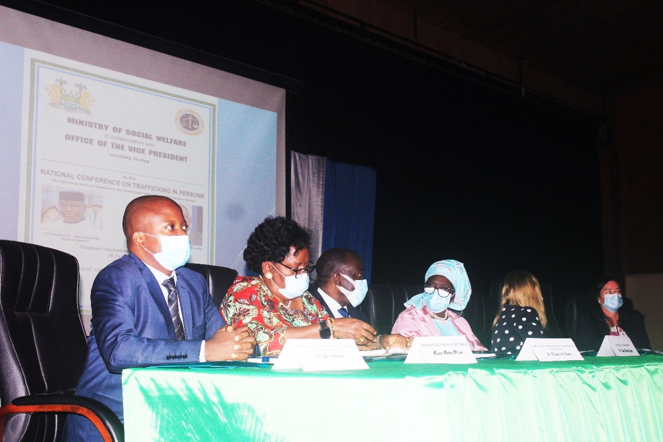 Sierra Leone holds First National Conference on Trafficking in Persons.