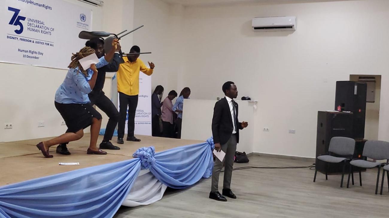 UN in Sierra Leone commemorates Human Rights Day with drama, music