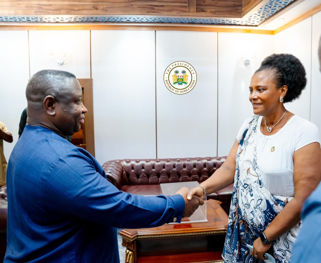 President Bio receives UN Resident Coordinator at State House. | United ...